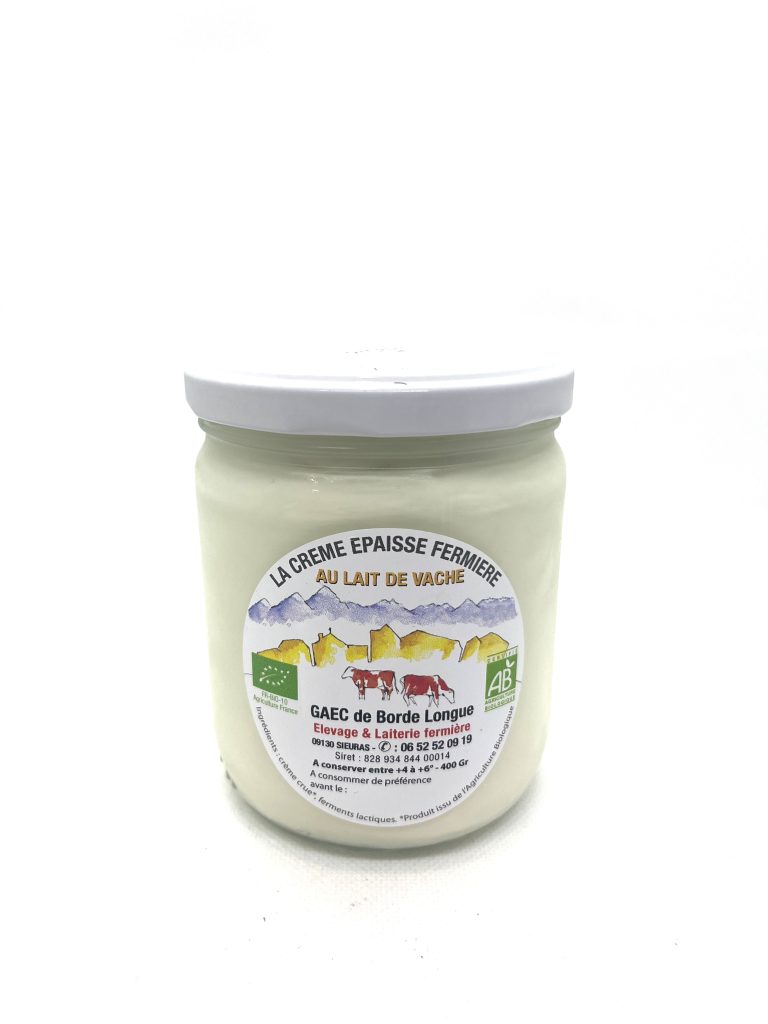 Crème Epaisse 400gr