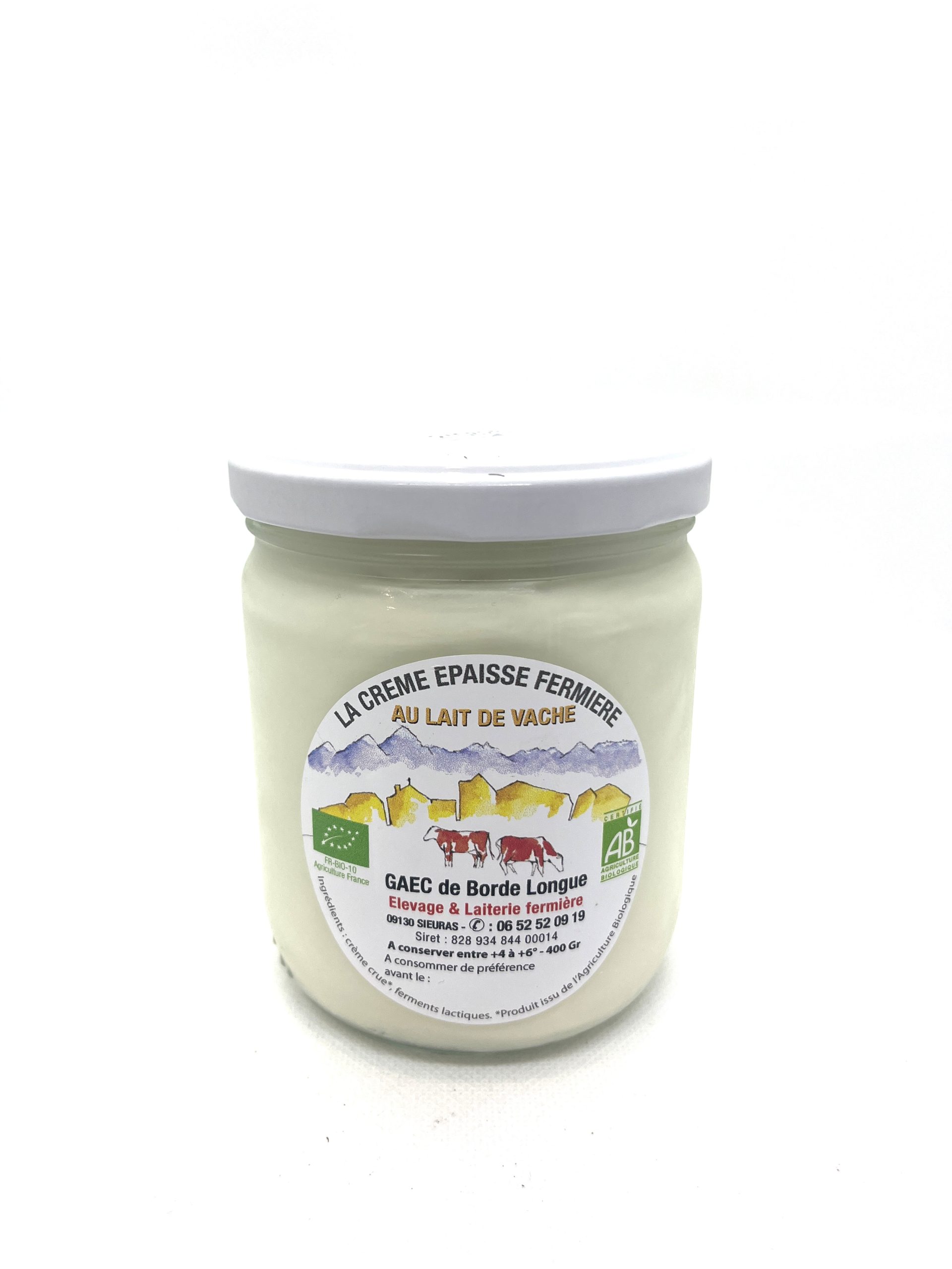 Crème Epaisse 400gr