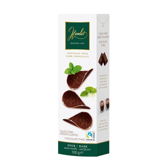 Tuiles au Chocolat Noir Menthe