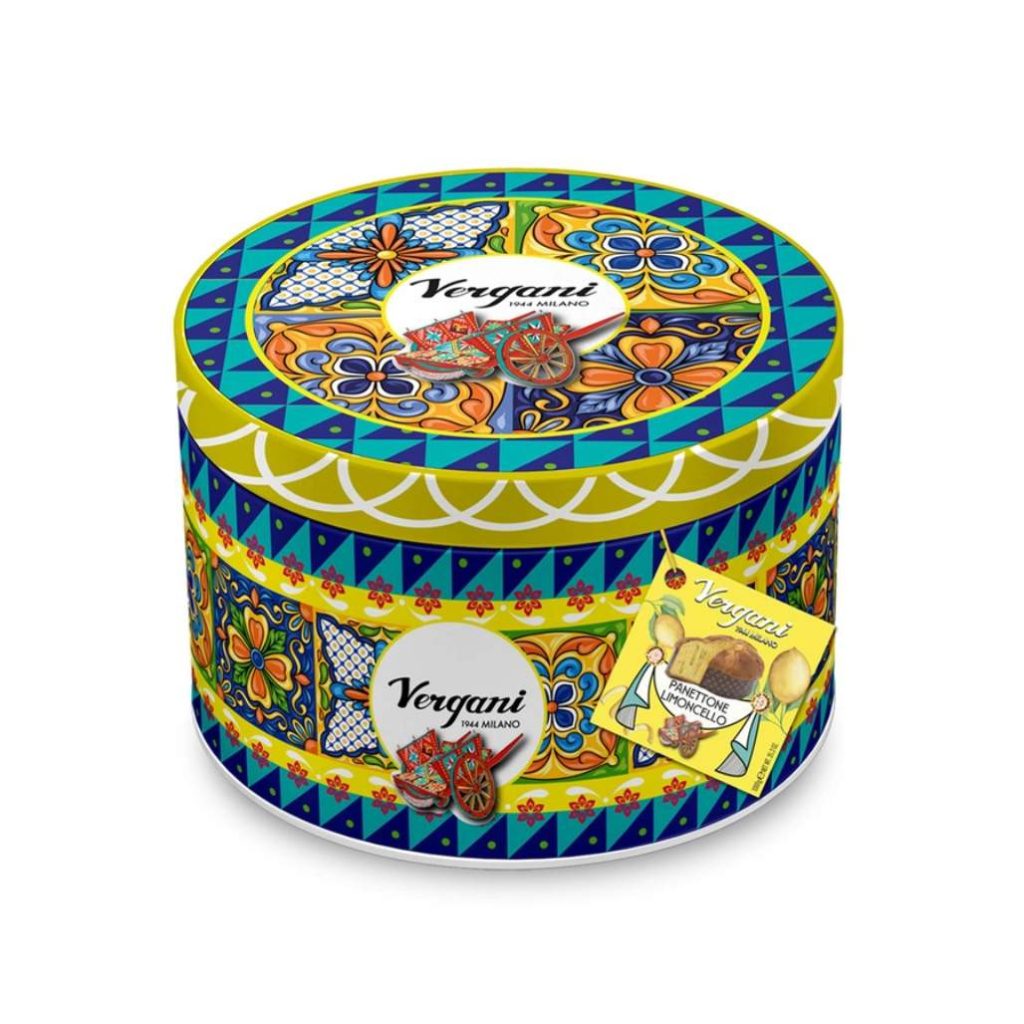 Panettone Lemon Cream Vergani Boite Fer