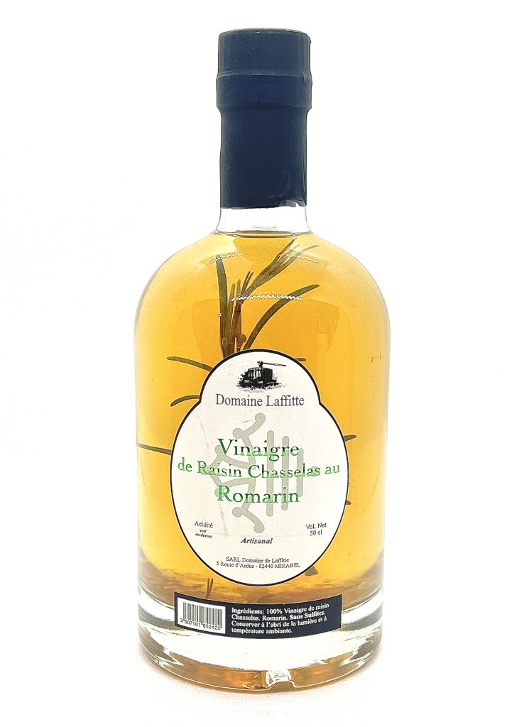 Vinaigre de Raisin Chasselas au Romarin