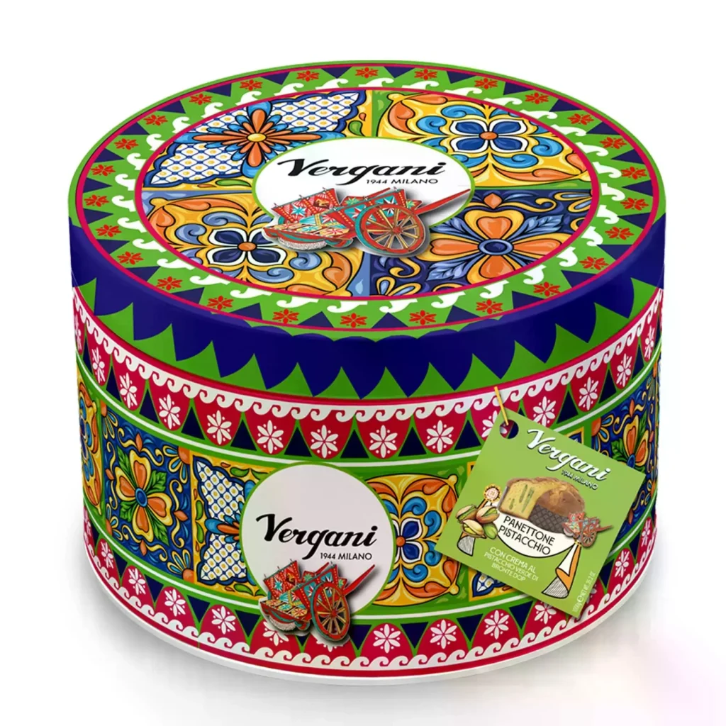 Panettone Pistache Boite en Fer