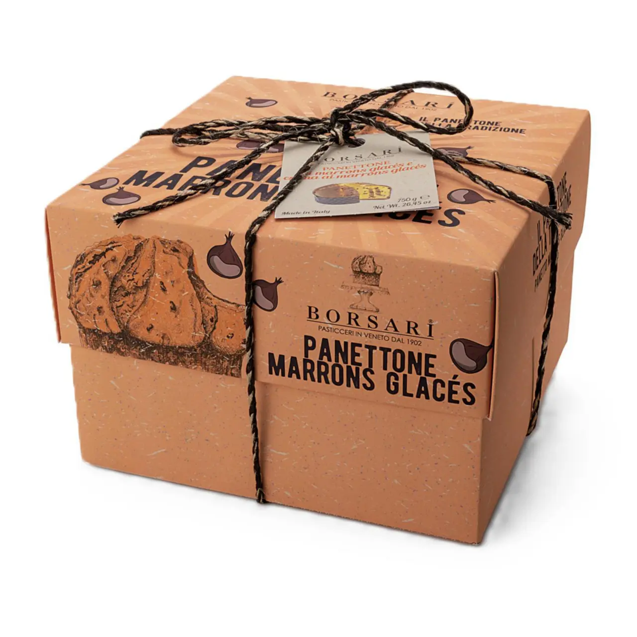 Panettone Crème Marrons Glaces Borsari