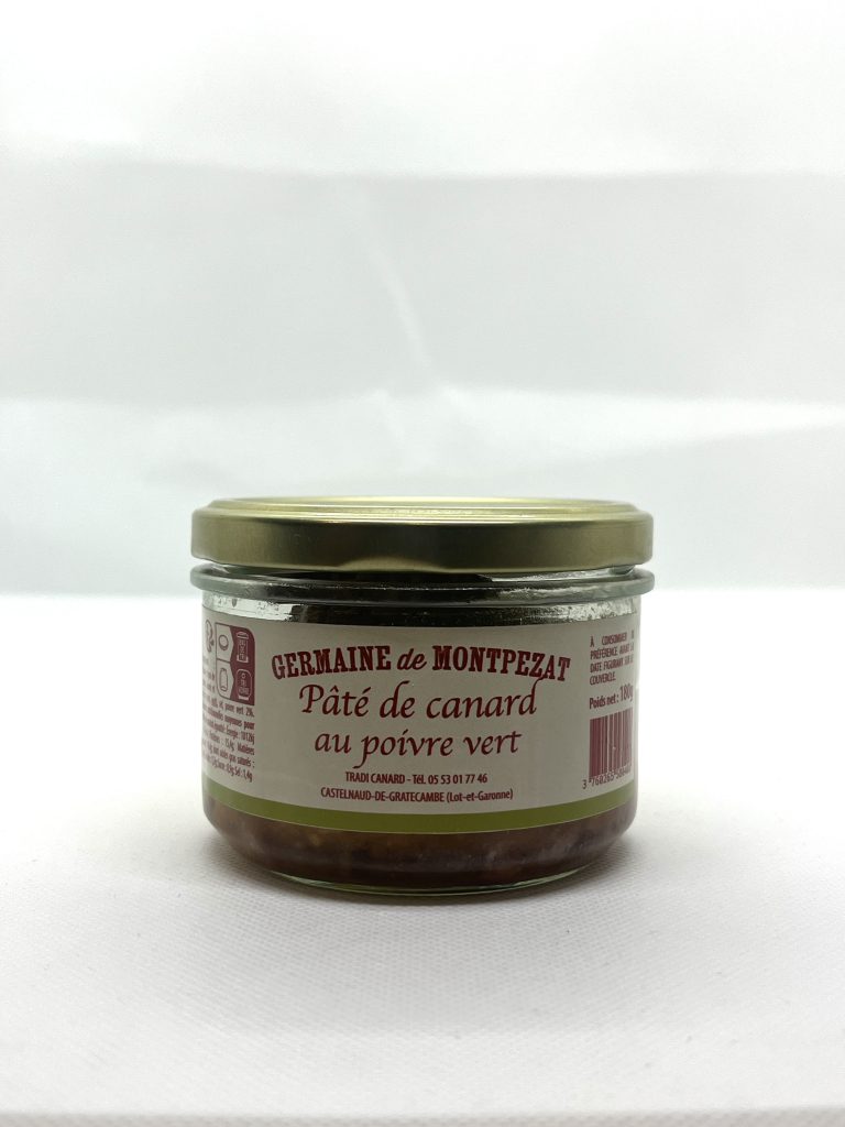 Pate de Canard Poivre Vert 180g