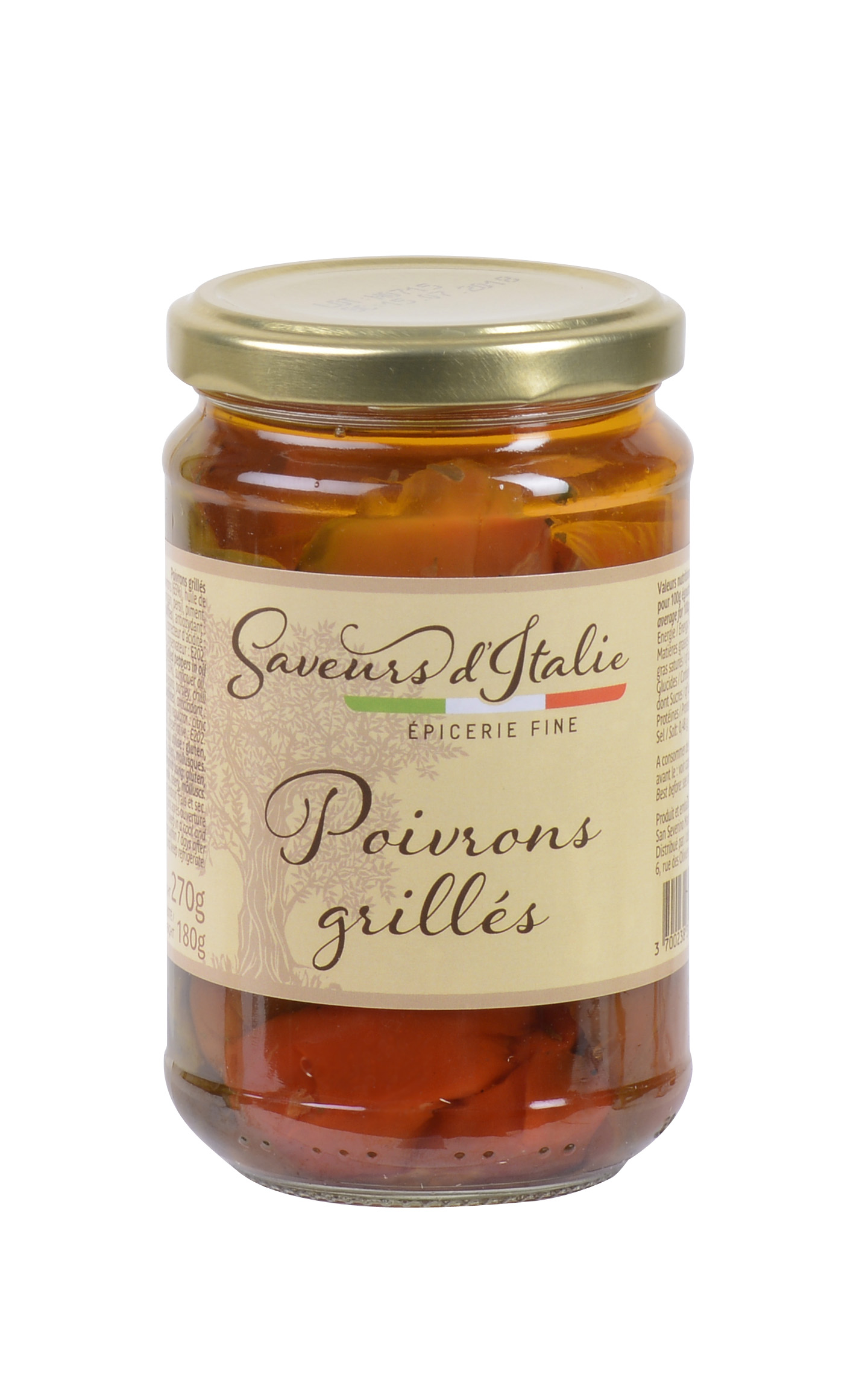 Poivrons Grilles Turchet 280 Gr