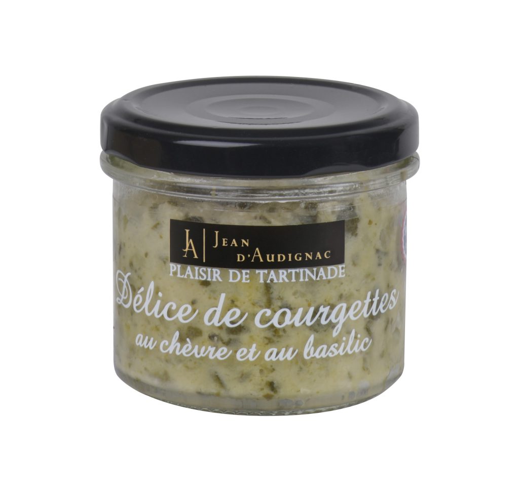 Délice de Courgettes au Chevre et au Basilic