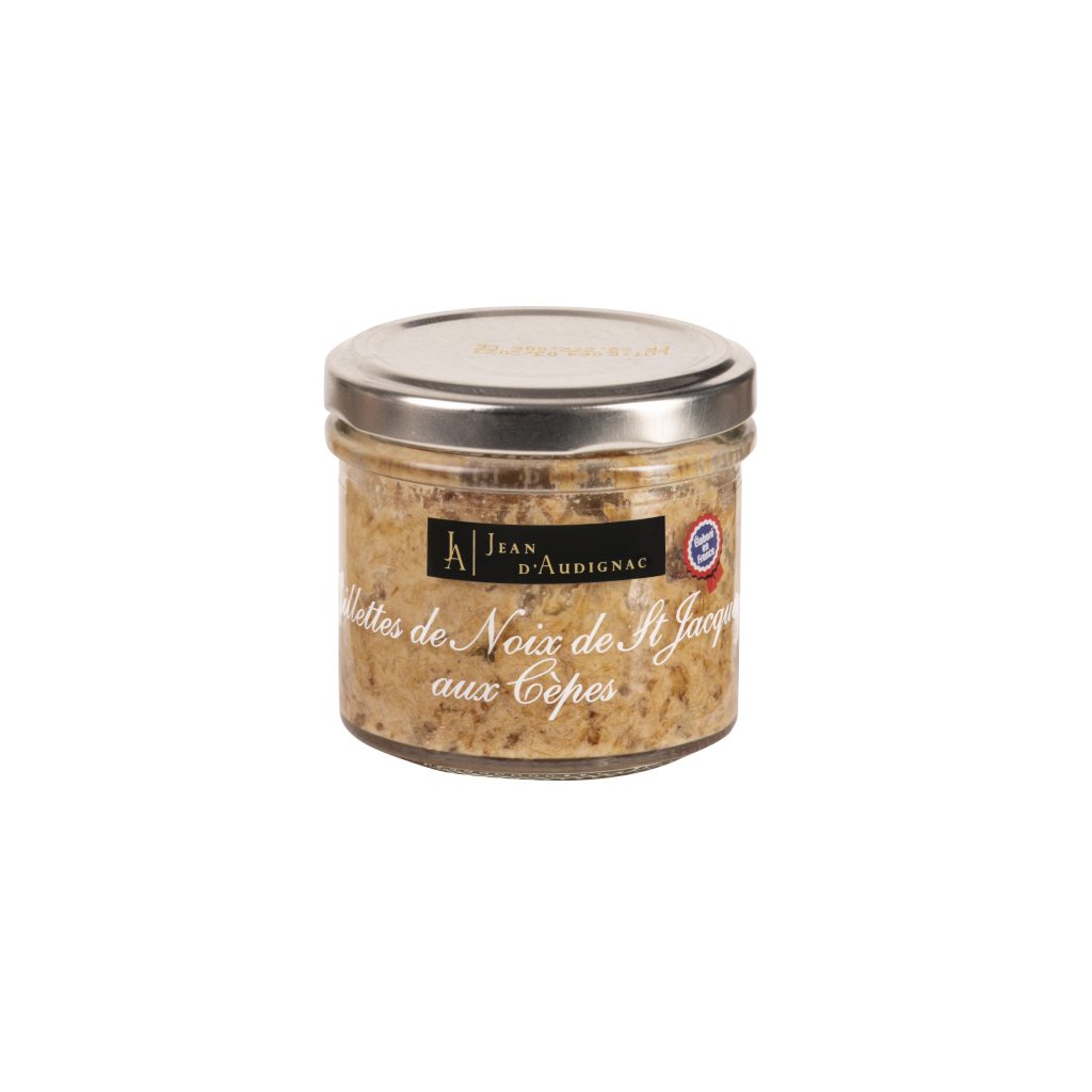 Rillettes de Noix de Saint Jacques au Cèpes
