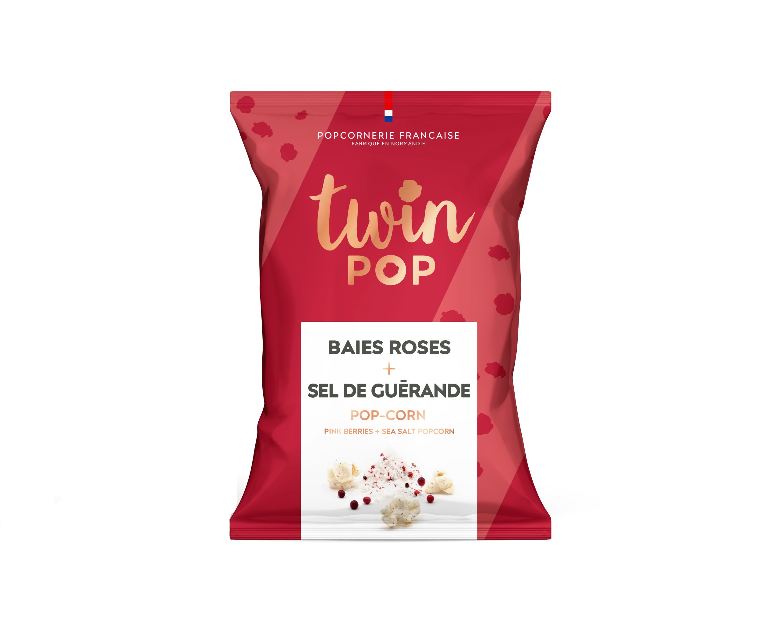 Pop Corn Sel et Baies Roses