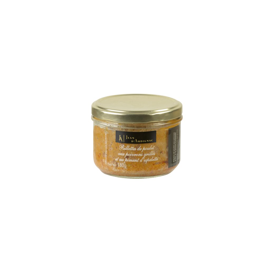 Rillettes de Poulet Poivrons Grilles Piment Espele