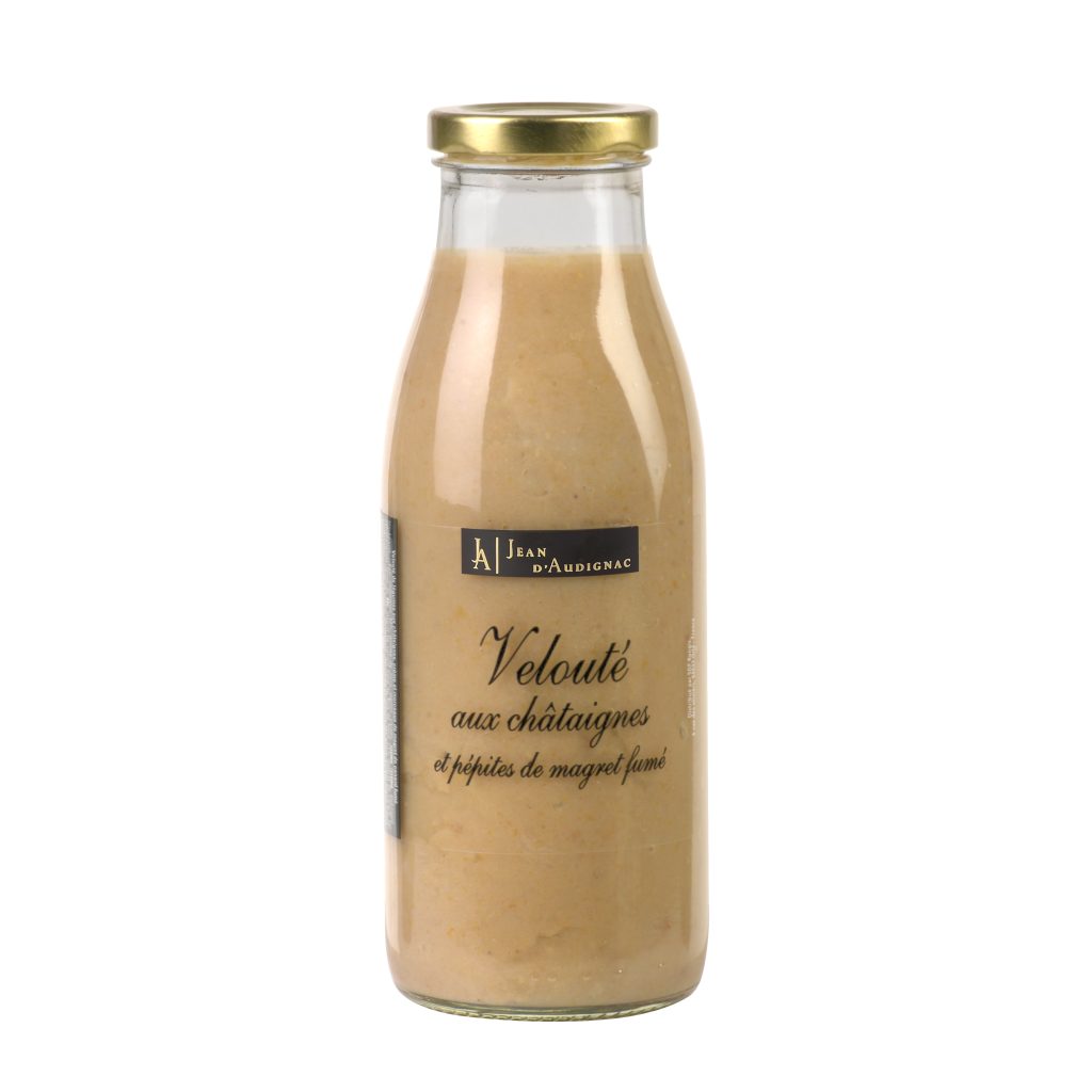 Veloute Chataignes et Pepites de Magret Fumé