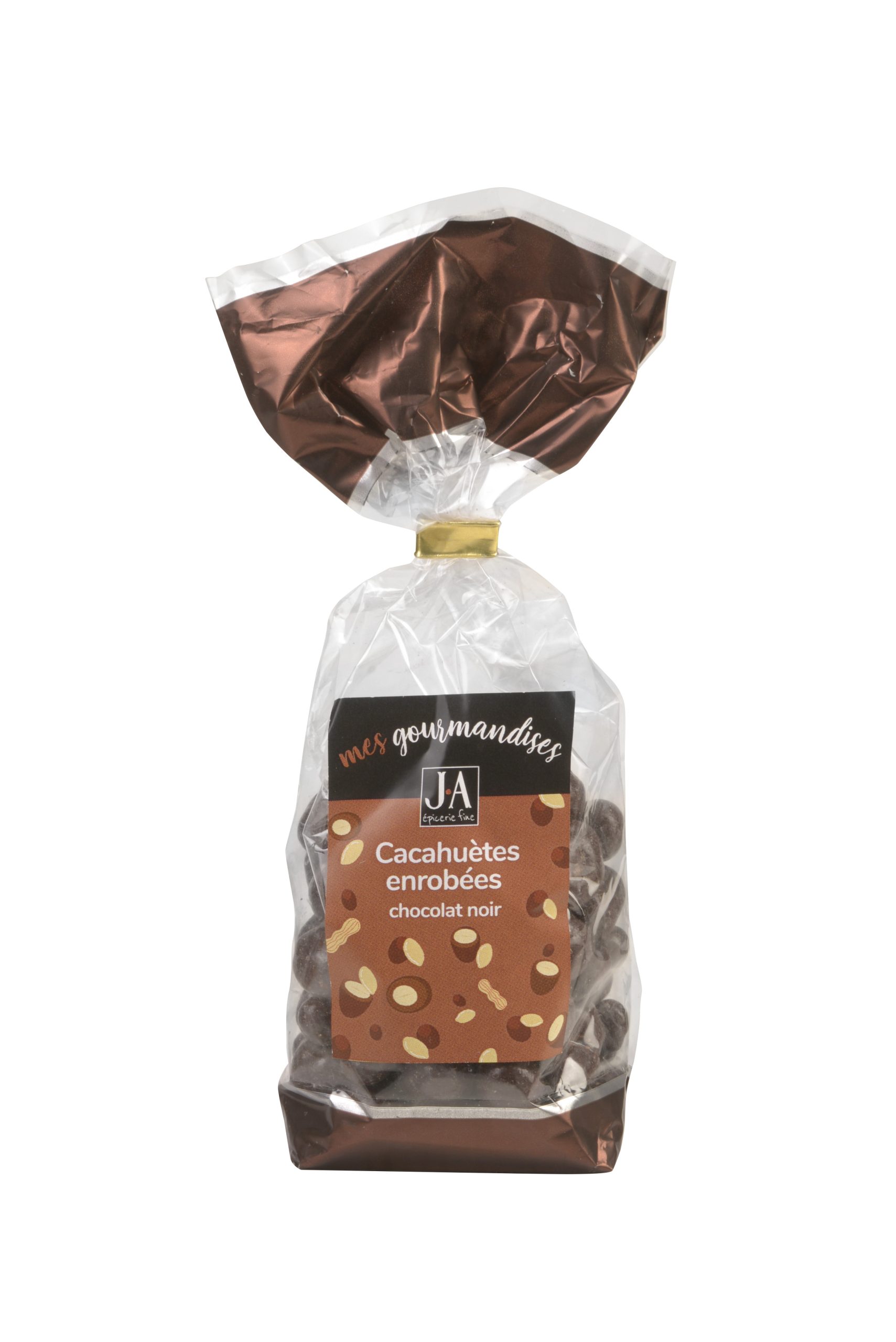 Cacahuetes Enrobees Chocolat Noir