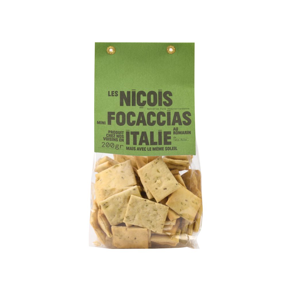 Mini Focaccias Romarin